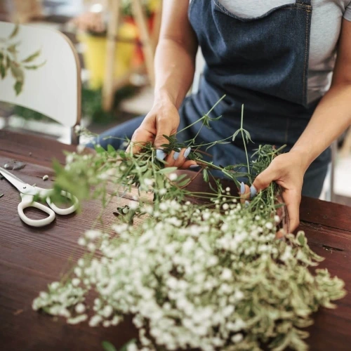 Atelier de création floral en entreprise ou associations