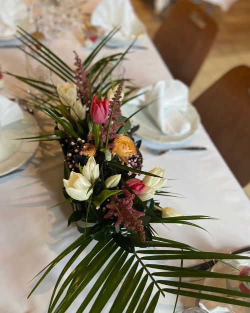 Centre de table floral élégant