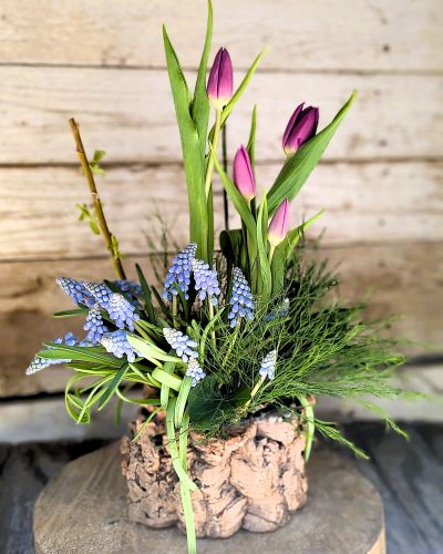 Composition florale de printemps